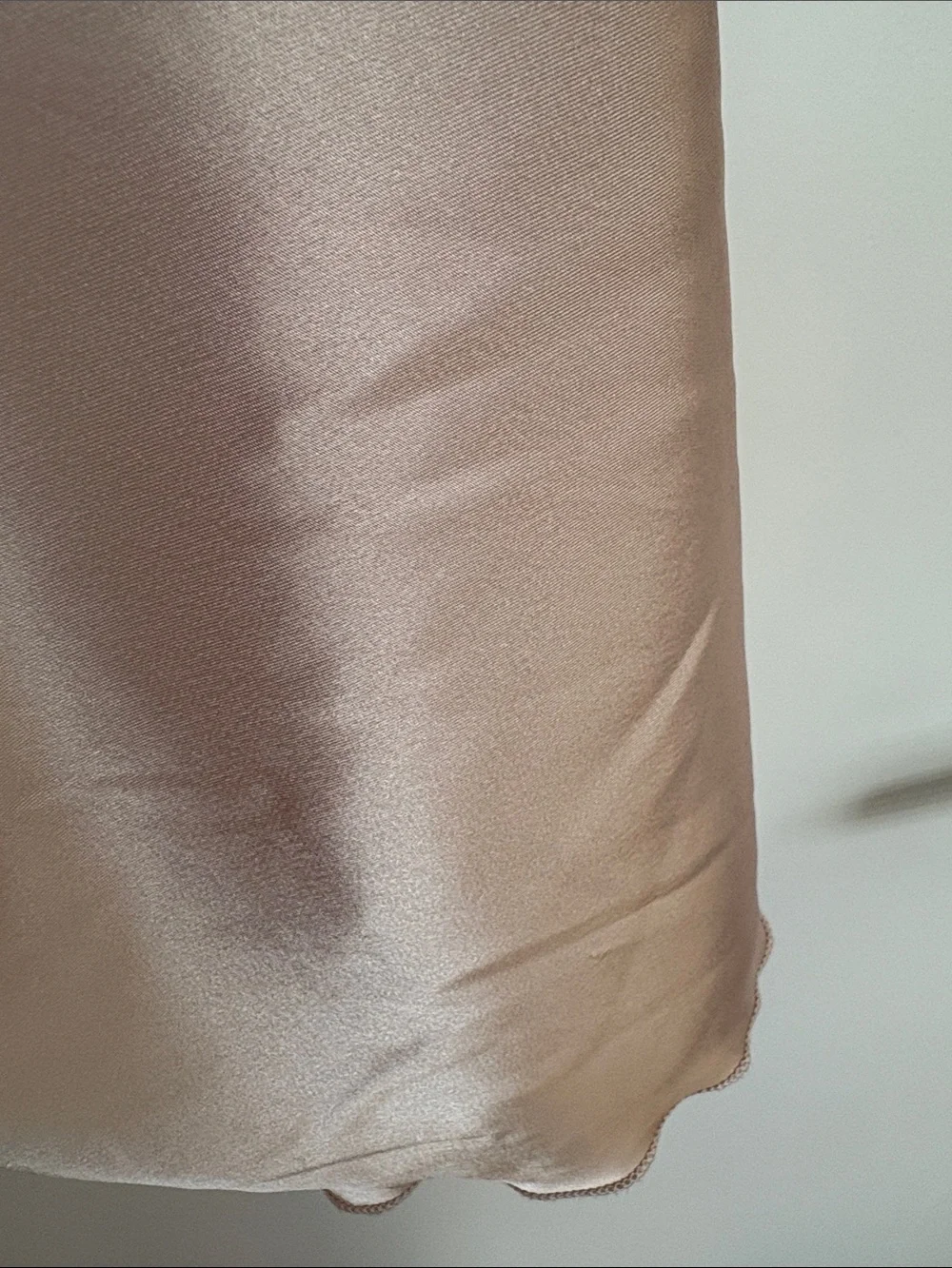 Silky Slip Dress in Champagne - Picture 3 of 3